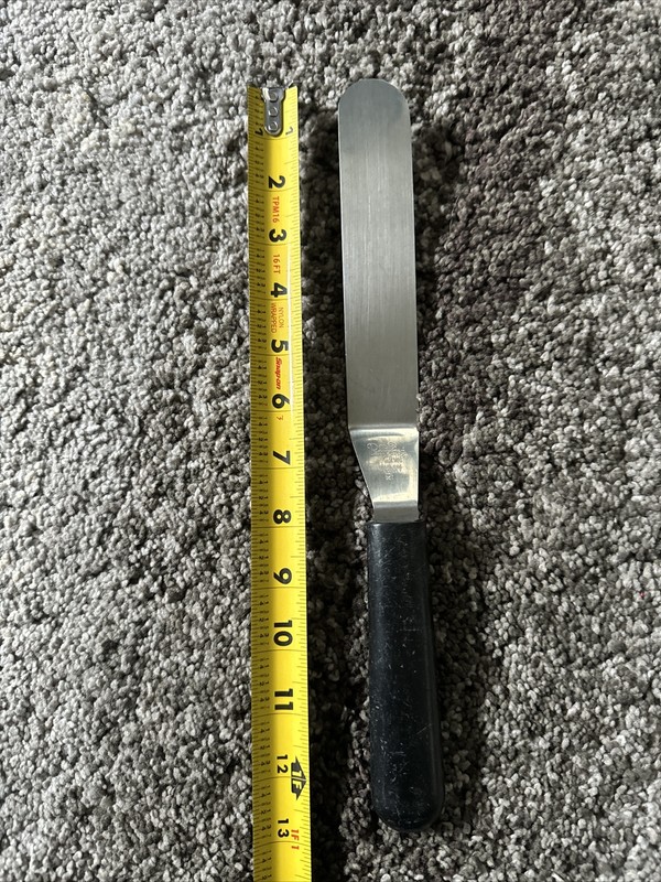 Pampered Chef Large 13″ Stainless Offset Spreader Spatula Icing Cake Frosting