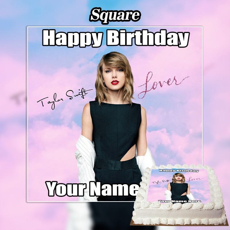 Edible Taylor Swift Cake Topper