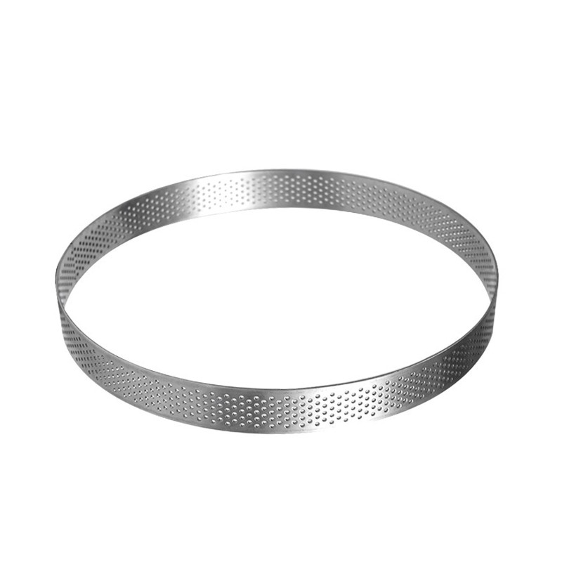 Perforated Mousse Ring Stainless Steel Cake Mould Round Baking Decorating Tools