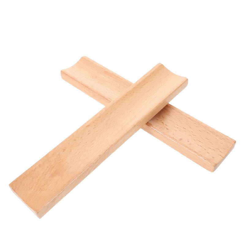2 Pcs Rolling Pin Base Holder for Bakery Display Kitchen Roller Utensils gallery