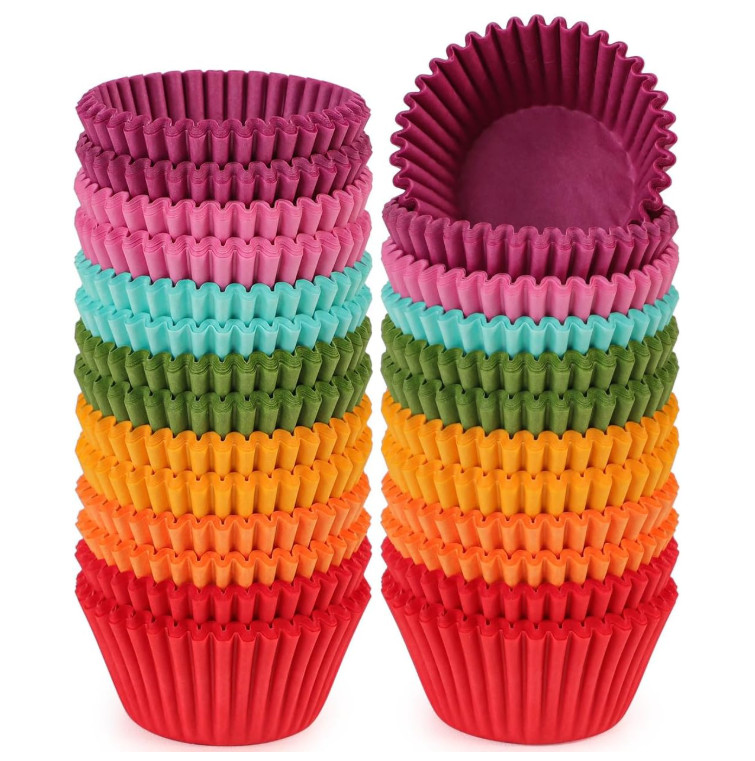 350 Colorful Mini Cupcake Liners Baking Paper Cups