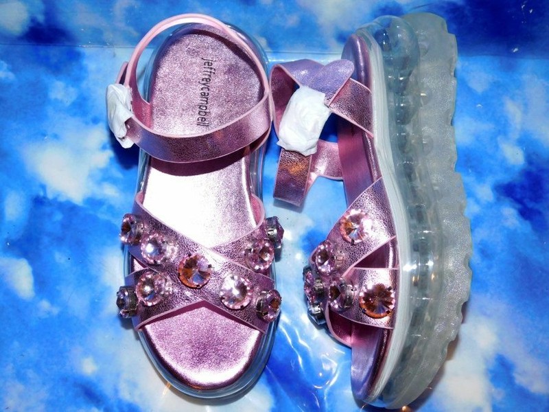 Jeffrey Campbell Quarter Strap Platform Sandals-7-$159 MSRP
