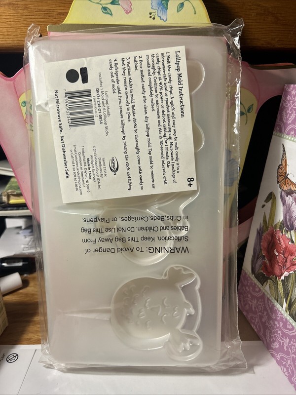Plastic Mold with Sticks for Lollipop Easter Bunny Butterfly Crafts 3” gallery