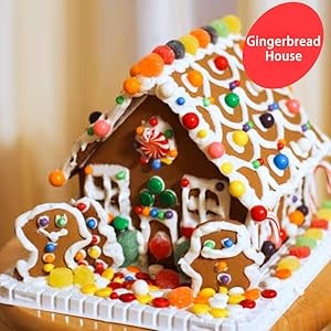 Gingerbread House Cookie Cutter Set - 3D Christmas Cookie Cutters - 10Pcs gallery