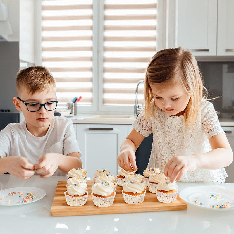 Candy White Cupcake Liners - Standard Baking Cups Odorless Greaseproof Paper Mu gallery