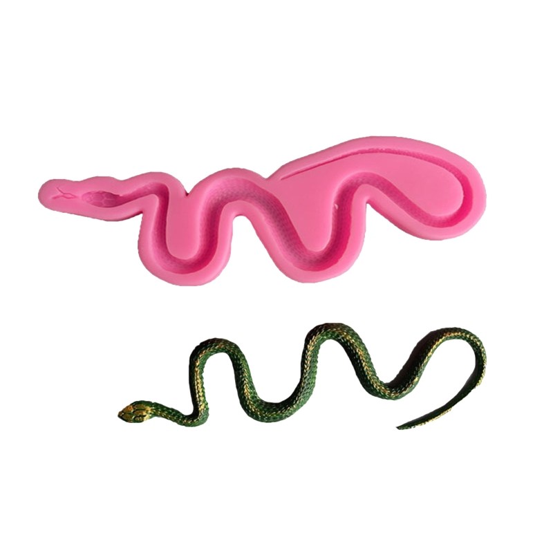 Candy Moulds Snake Shaped Silicone Material for Baking Cake Fondant Chocolate gallery