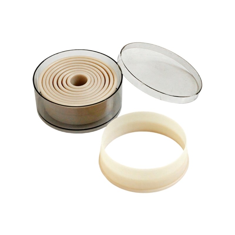 Plastic Geometric Biscuit Molds Set Multi Size For DIY Dessert And Cookie Cutter