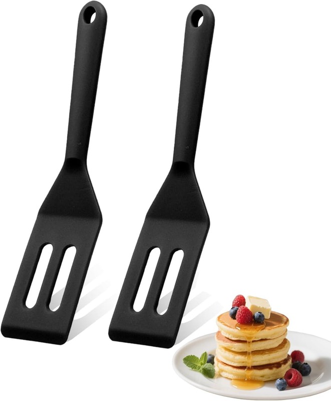 Small Silicone Spatulas 2 Pa: Mini Heat-Resistant Spatula for Nonsti
