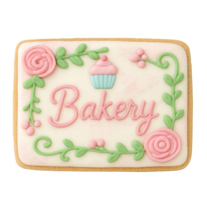 Rectangle 3.5'' Cookie Cutter Wedding Party Place Card Metal gallery