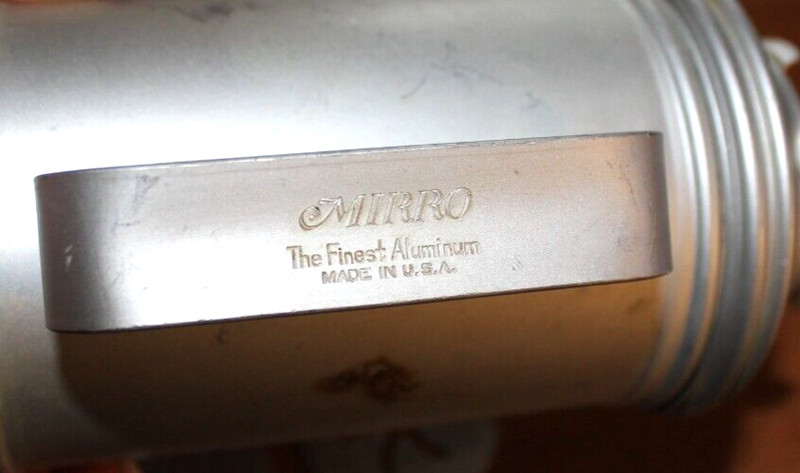 PAIR VINTAGE SETS 1960s MIRRO ALUMINUM CAKE PASTRY DECORATING KITS & CAKE CUTTER gallery