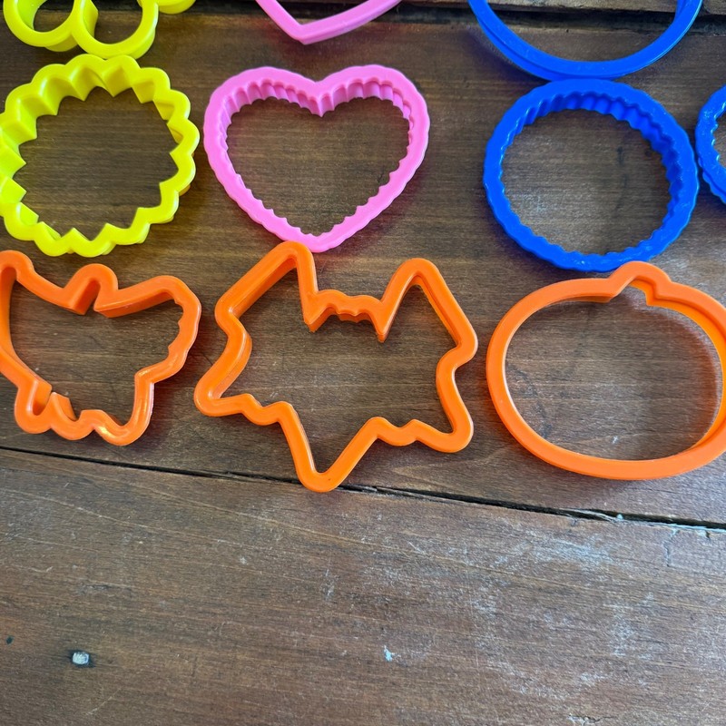 Cookie Cutters Lot of 53 Alphabet Shapes Holiday Baking Supplies Plastic Crafts gallery