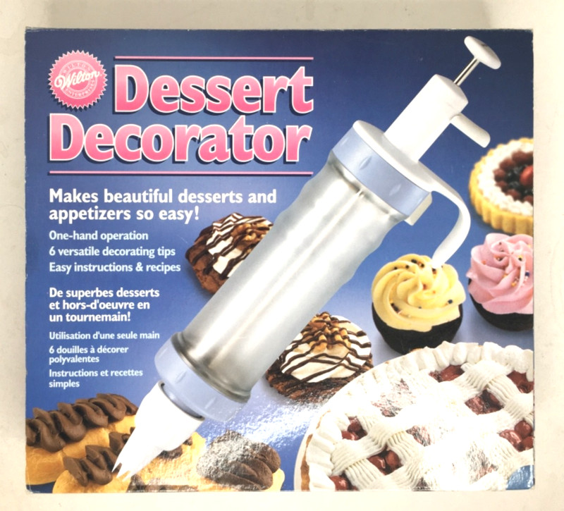 Wilton Dessert Decorator Cake Pastry Hors-Doeuvre Decorating Icing Tool 6 Tips