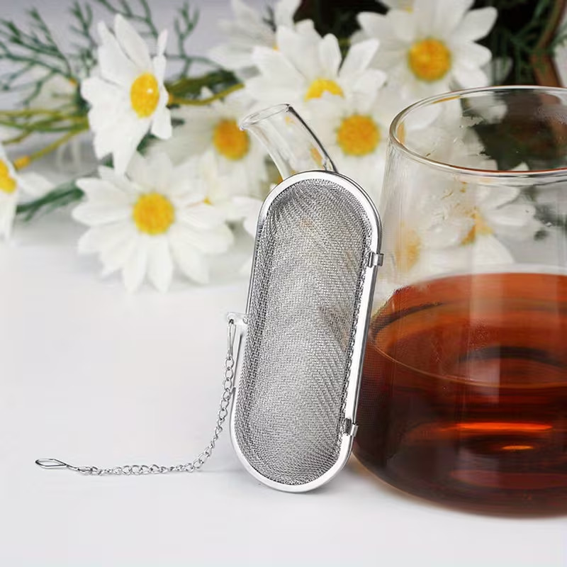 1~3x Stainless Steel Cooking Spices Infuser Fine Mesh Loose Tea Herbal Strainer gallery