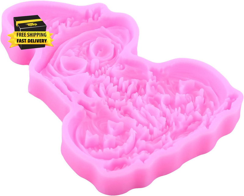 Halloween Silicone Molds Halloween Skull Pumpkin Fondant Mold for Cake Decoratio gallery