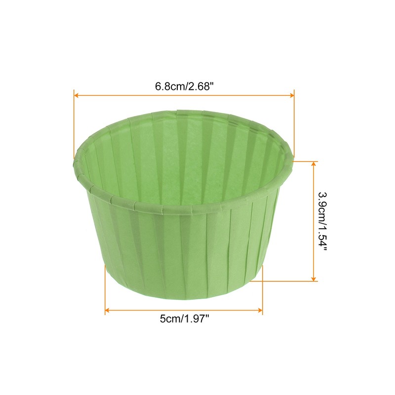 Light Green Cupcake Baking Cups, 100Pcs 3.5oz Paper Cupcake Liners gallery