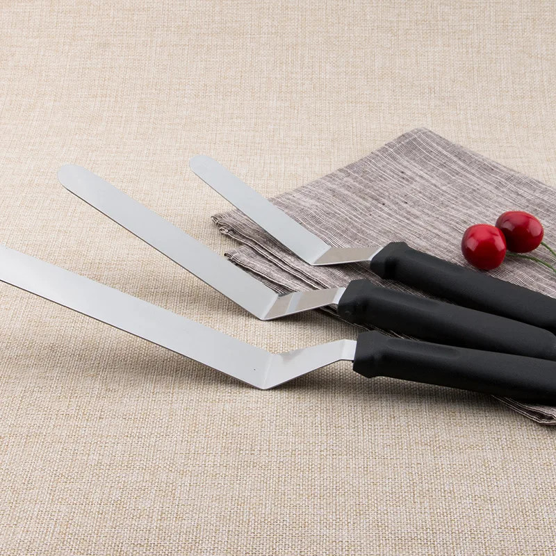 3 Pcs Stainless Steel Icing Spatulas, Different Sizes. 39X5Cm, for Cake Decorati gallery