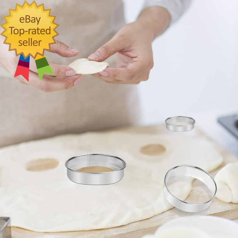 12 Pcs Donut Hole Cookie Biscuit Cutter Set for Baking, Graduated Doughnut round gallery