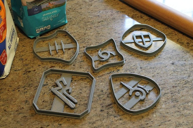 Soul Stone Cookie Cutters (Set 1 of 4) -Pal, Nin, Rdm, Mnk, Mch