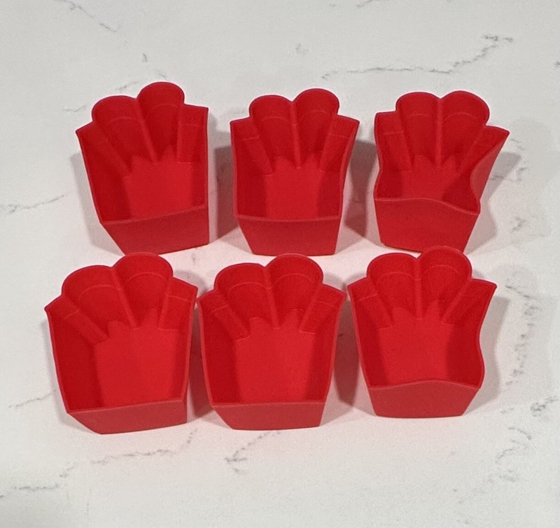 Brand Castle Silicone Candy Cupcake Jello Molds Birthday Present Gift Shape x6