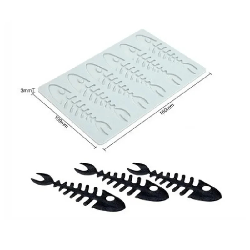 Multi-Skull Fish Bone Silicone Cake Mold - Baking Lace Decorating Tool for Cake gallery