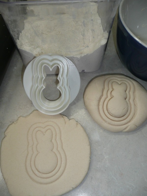 BUNNY RABBIT DESIGN CONCHA CUTTER MEXICAN SWEET BREAD STAMP MADE IN USA PR4976 gallery