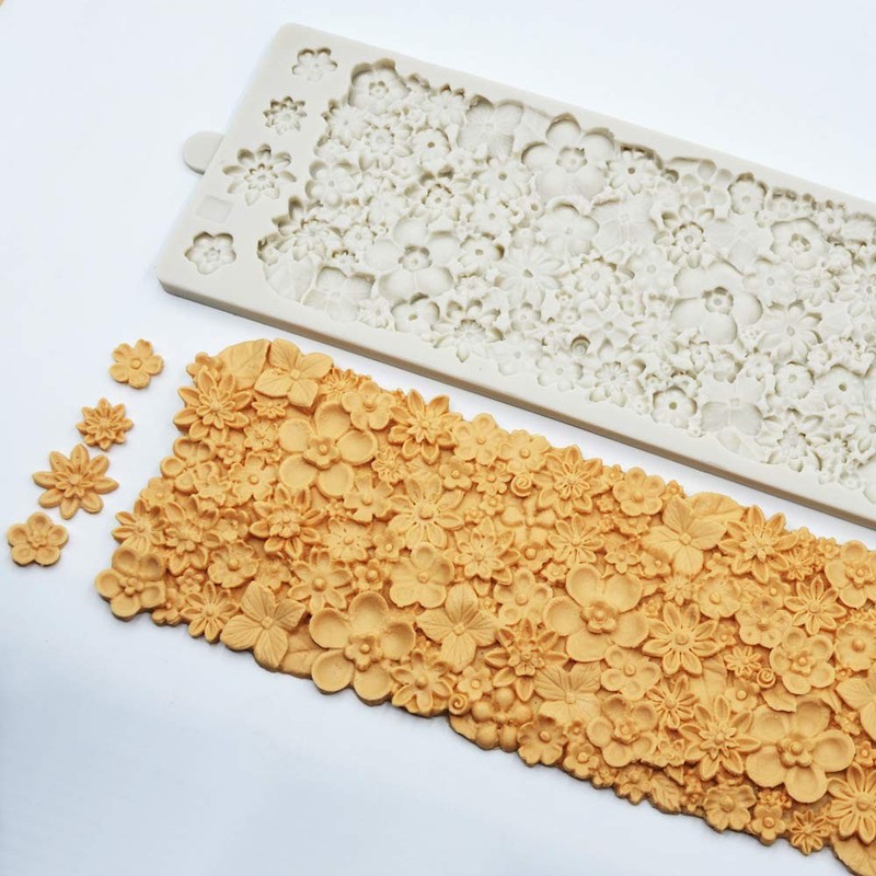 Namzi Edible Wedding Floral Flower lace Cake Silicone Random for Shipping gallery