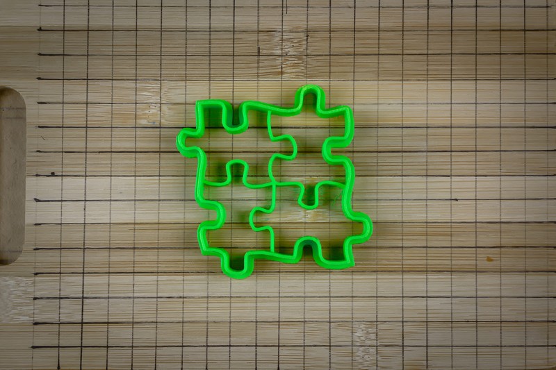 Puzzle Game - Four pieces puzzle - Jigsaw Puzzle - Cookie cutter Multi-Size gallery
