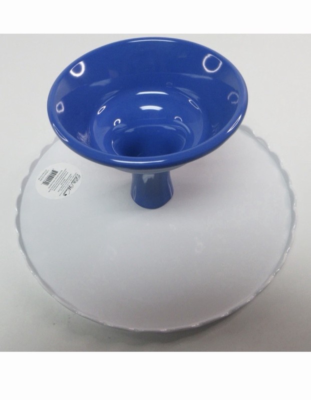 Pioneer Woman Cake Stand Floral Scalloped FARMHOUSE COTTAGECORE PREPPY CHIC BPAF gallery