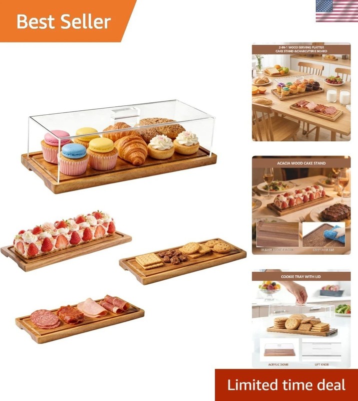 Stylish 15” Food Display Tray & Cake Stand – Ideal for Weddings & Gatherings
