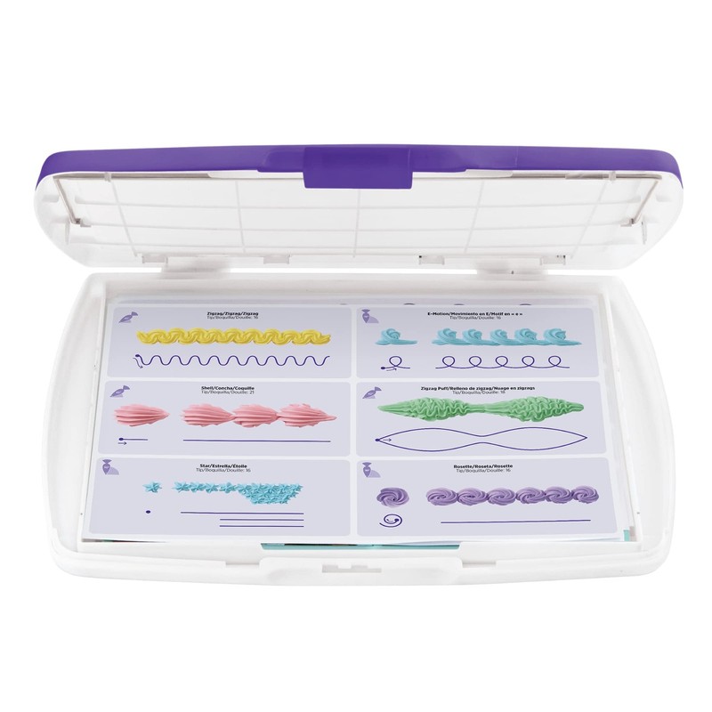 Wilton Deluxe Practice Board Set - 13 x 10.75-Inch, White/Purple gallery