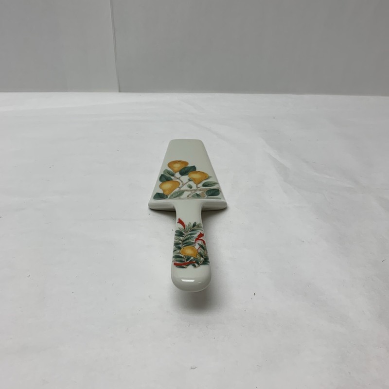 Vintage Andrea by Sadek Porcelain Cake Or Pie Server Partridge In A Pear Tree gallery