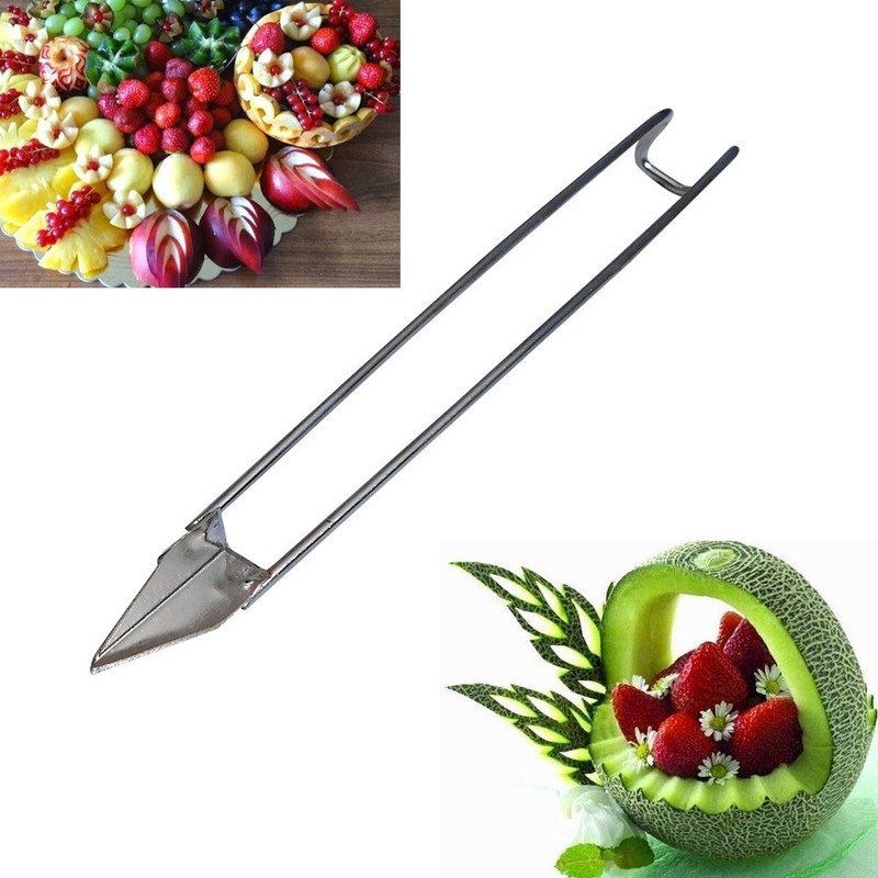 DECORATIVE CARVING CUTTING FIGURES SLICING KNIFE FOR FRUITS AND VEGETABLES