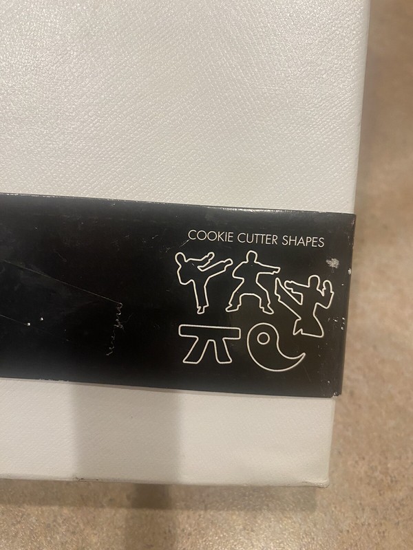 NEW 5 piece metal Karate Themed Cookie Cutter Set Party Graduation Ying Yang gallery