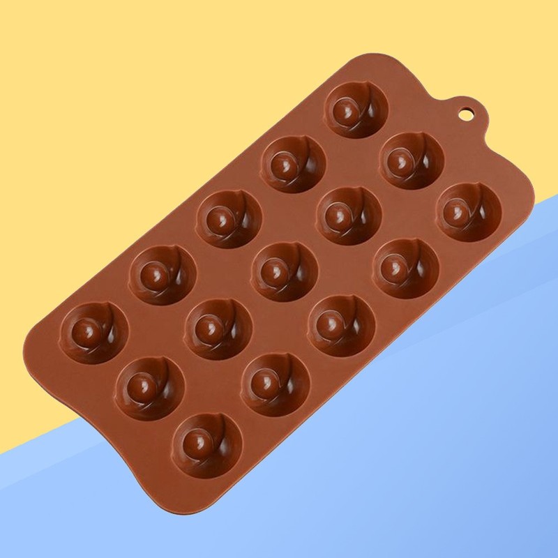 Silicone Baking Mold Coffee Color Non Fading Non Stick Cake Chocolate Pan gallery