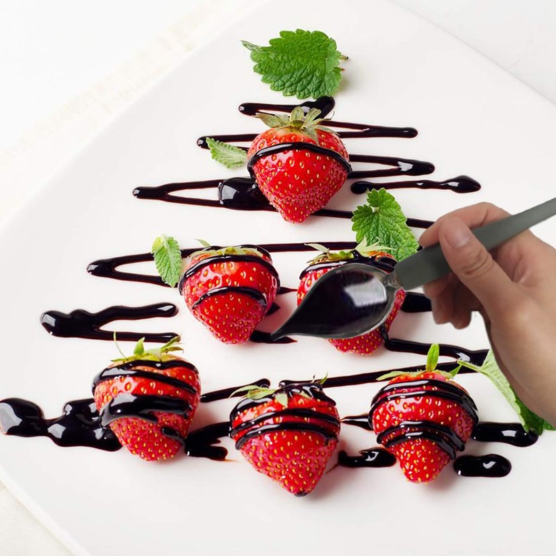 8 PCS Candy Chocolate Dipping Tools Fork Culinary Drawing Decorating Spoon Set gallery