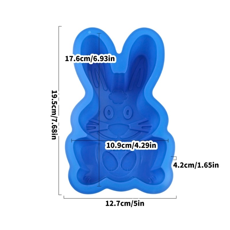 Creative Rabbit Shape Silicone Mold For Cupcakes Cookie Homemade Desserts gallery