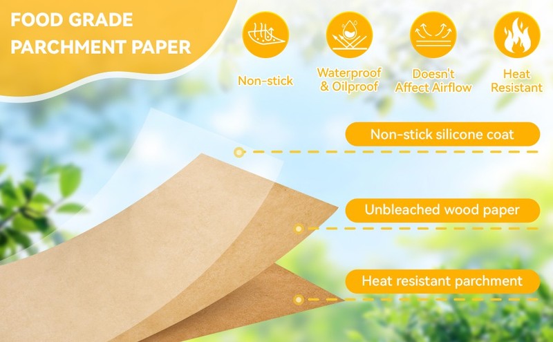 130PCS Air Fryer Liners Disposable patible with Smart gallery