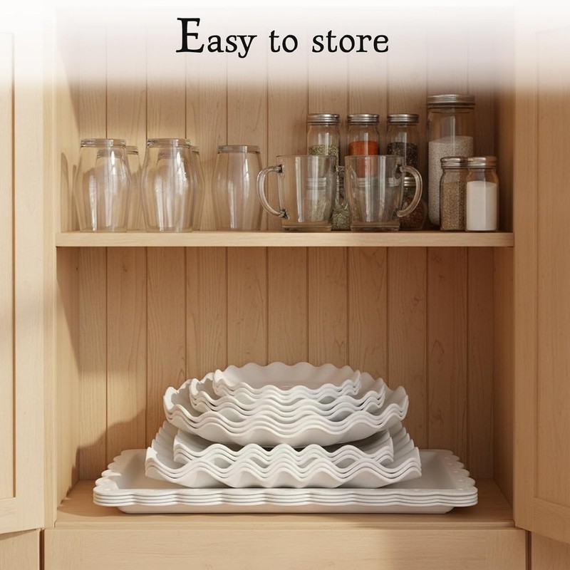 Pack of 10 Cake Stand Set, with 3 x Two-Tier and 3 x Three-Tier Cupcake Stand... gallery