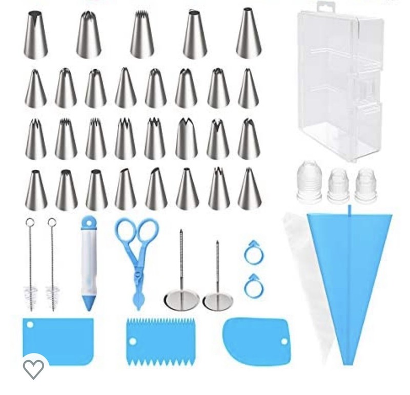 Cake Decorating Supplies 54pcs, Piping Tips And Bag Set With 24 Icing Tips