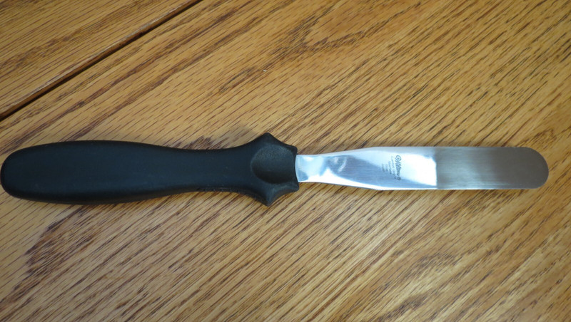 Vintage Wilton Cake Icing Spreader 9” Japan Comfort Grip Stainless Steel Blade gallery