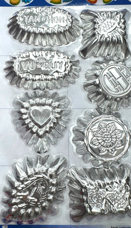 Vinh Truong Aluminum Mould Set for Sponge Cake & Jelly 12 Pcs Made in Vietnam gallery