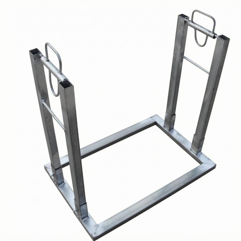 Vegetable Bag Frame Joined Metal Packing Stand Loop Handle