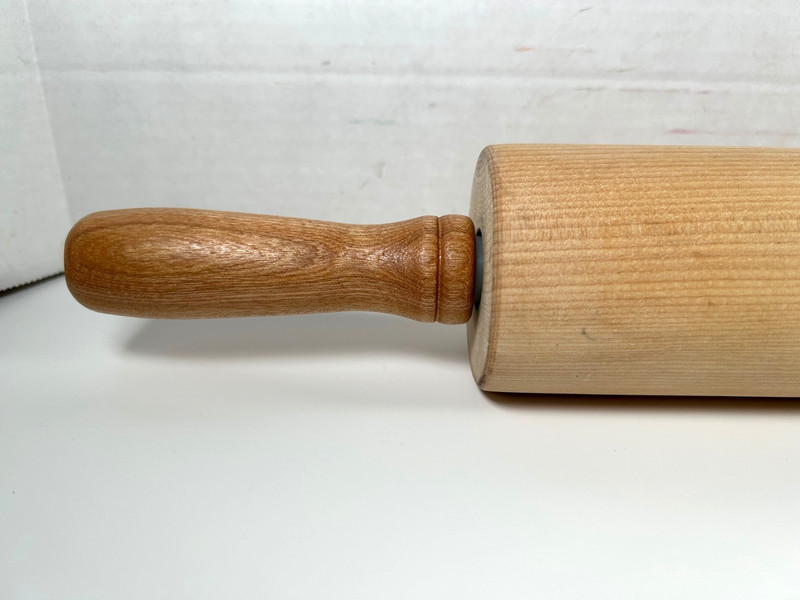 Wooden Rolling Pin JK Adams Dorset, Vermont Maple Lg 21” USA NWOT gallery
