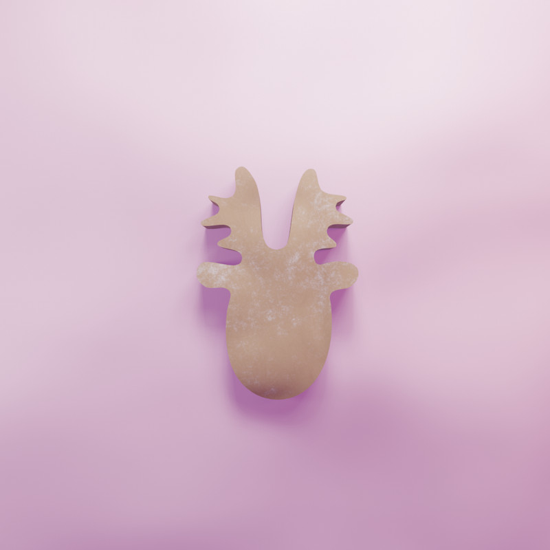 Reindeer Head Christmas cookie cutter gallery