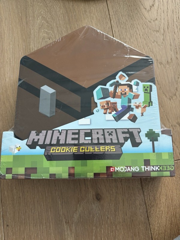 minecraft cookie cutter set