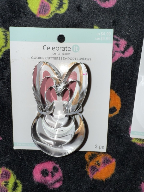 Lot of 4 sets Celebrate It Cookie Cutter sets 12 total NEW Bunny, Butterfly, egg gallery