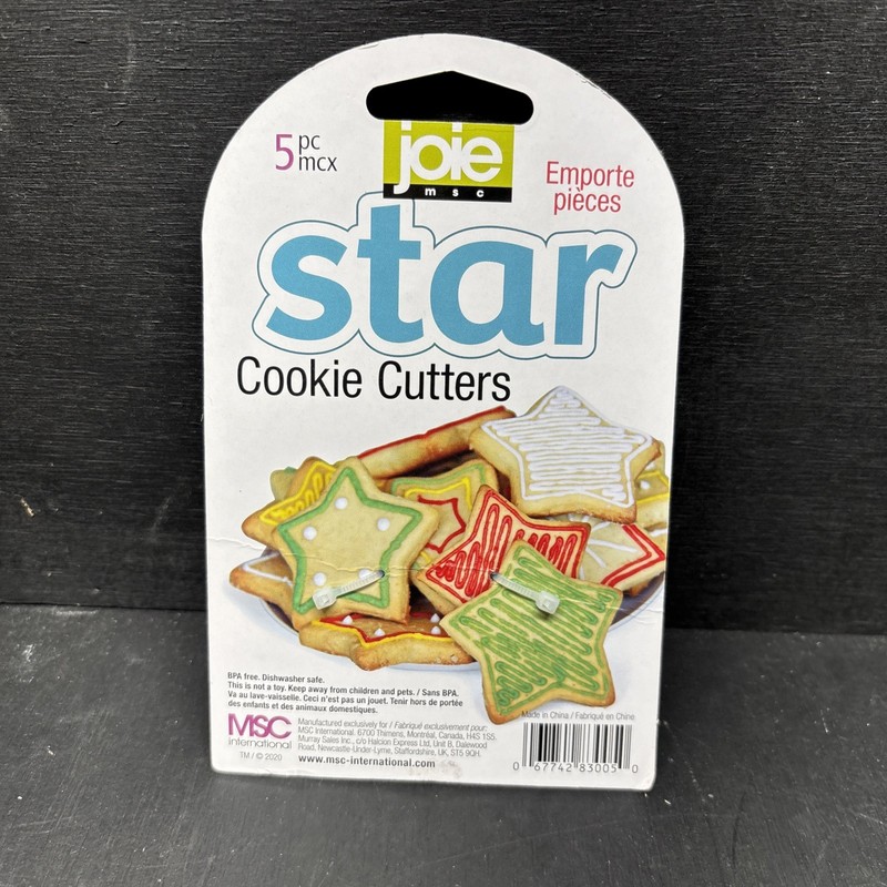 joie 5 pc star cookie cutter gallery