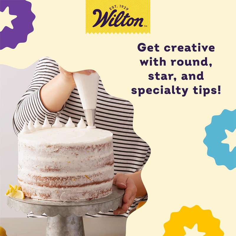 Deluxe 55-Piece Cake Decorating Set with Stainless Steel Piping Tips & Case gallery