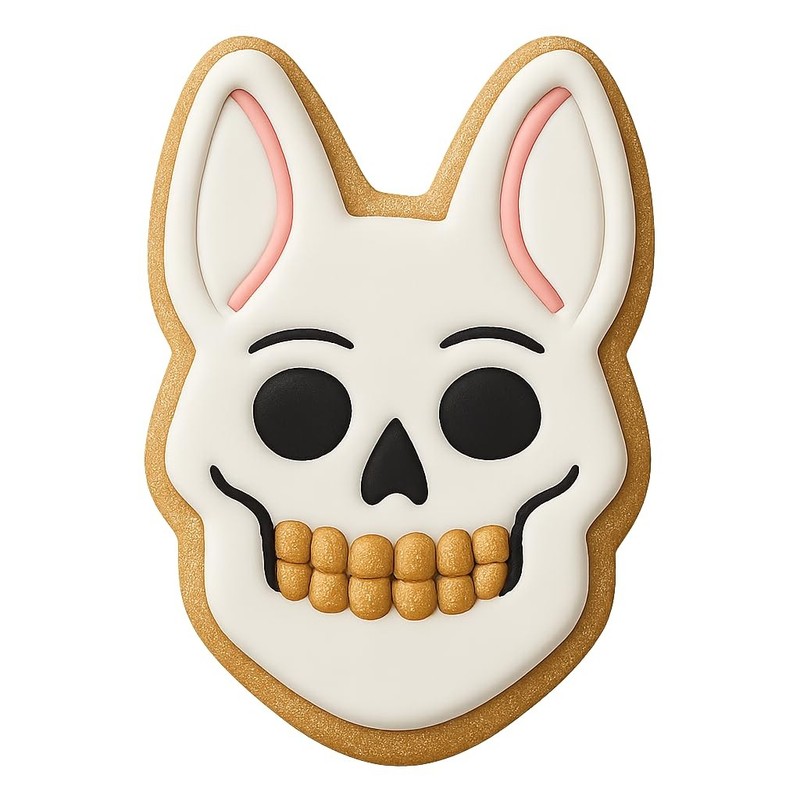 Ghoulish German Shepard Cookie Cutter & Stamp - 3x4" Fun Baking Tool gallery