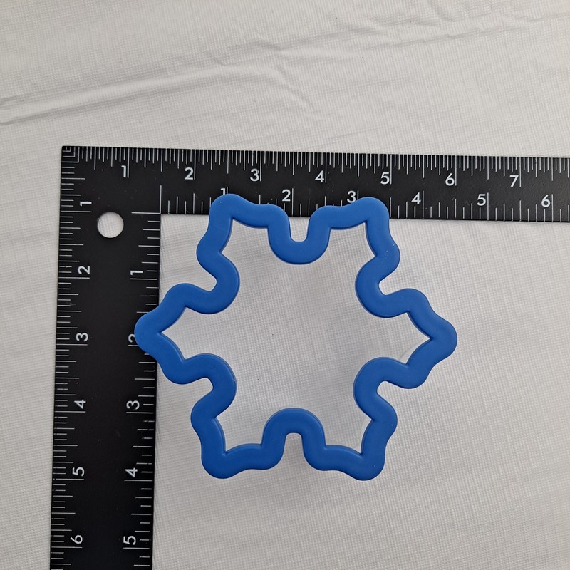 Snowflake Cookie Cutter Fondant Plastic Silicone Shape gallery